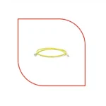 ProLink CAT6 U/UTP Patch Cord 1m, LSZH Yellow, 23/26 AWG (PL-PC-U6-1Y)