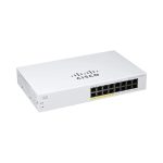 Cisco Business CBS110-16PP Unmanaged Switch, 16-Port Gigabit with 8-Port PoE (64W) - CBS110-16PP-EU