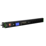 ProRack 1U Smart Managed IP PDU 6 Outlet with Environmental Sensor Ports (PR-SPDU-6) - Image 2