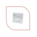 ProLink 1-Port 45x45mm Modular Clip Adapter White (PL-FP1-CLIP)