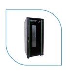 ProRack 22U Standing Server Rack with Glass Door, 600×600mm (PR-FG6622)