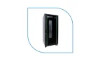 ProRack 22U Standing Server Rack with Glass Door, 600×600mm (PR-FG6622)