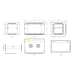 ProRack 6U Wall Mount Network Cabinet with Glass Door, 600×450mm (PR-W6406) - Image 2