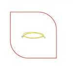 ProLink CAT6A U/UTP Patch Cord 1m, LSZH Yellow, 23/26 AWG (PL-PC-U6A-1Y)