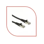 ProLink CAT6A S/FTP Patch Cord 5m, LSZH Black, 23/26 AWG (PL-PC-S6A-5BK)