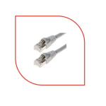 ProLink CAT6A S/FTP Patch Cord 1m, LSZH Gray, 23/26 AWG (PL-PC-S6A-1G)