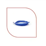 ProLink CAT6A U/UTP Patch Cord 5m, LSZH Blue, 23/26 AWG (PL-PC-U6A-5BL)